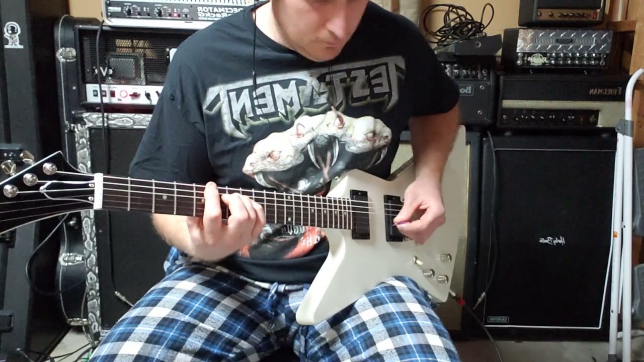 Closest Ride the lightning guitar tone - 2026 Explorer Epiphone - Ride the Lightning guitar tone - 2