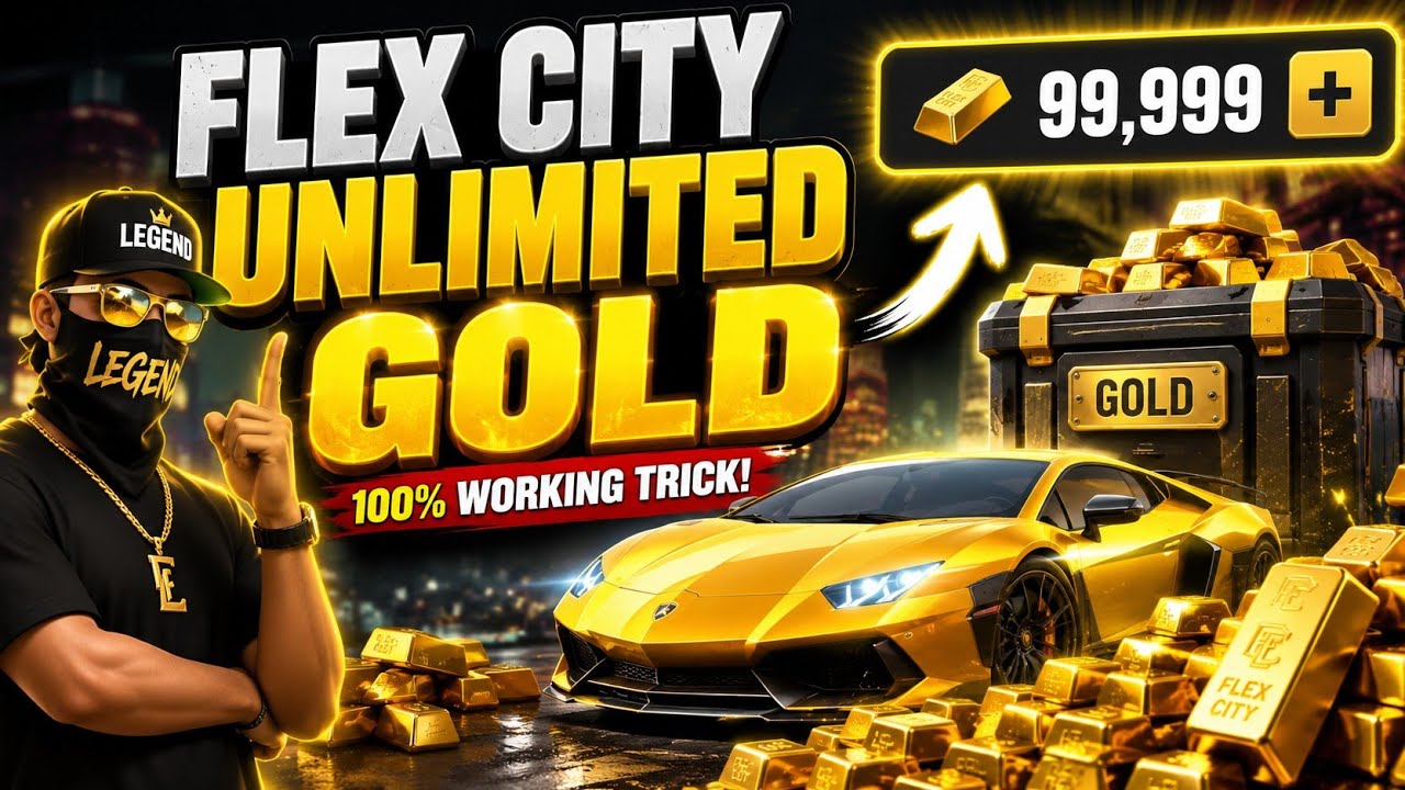 Flex City Unlimited Gold Trick | Flex City Tips 2026 || tricks #flexcityviceonline 