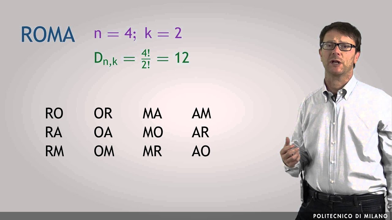 Calcolo combinatorio (Giulio Magli)