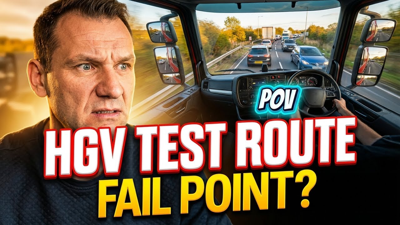 HGV Test Route Northampton (Weedon LGV Centre) 🚛 | Full POV with Instructor Commentary