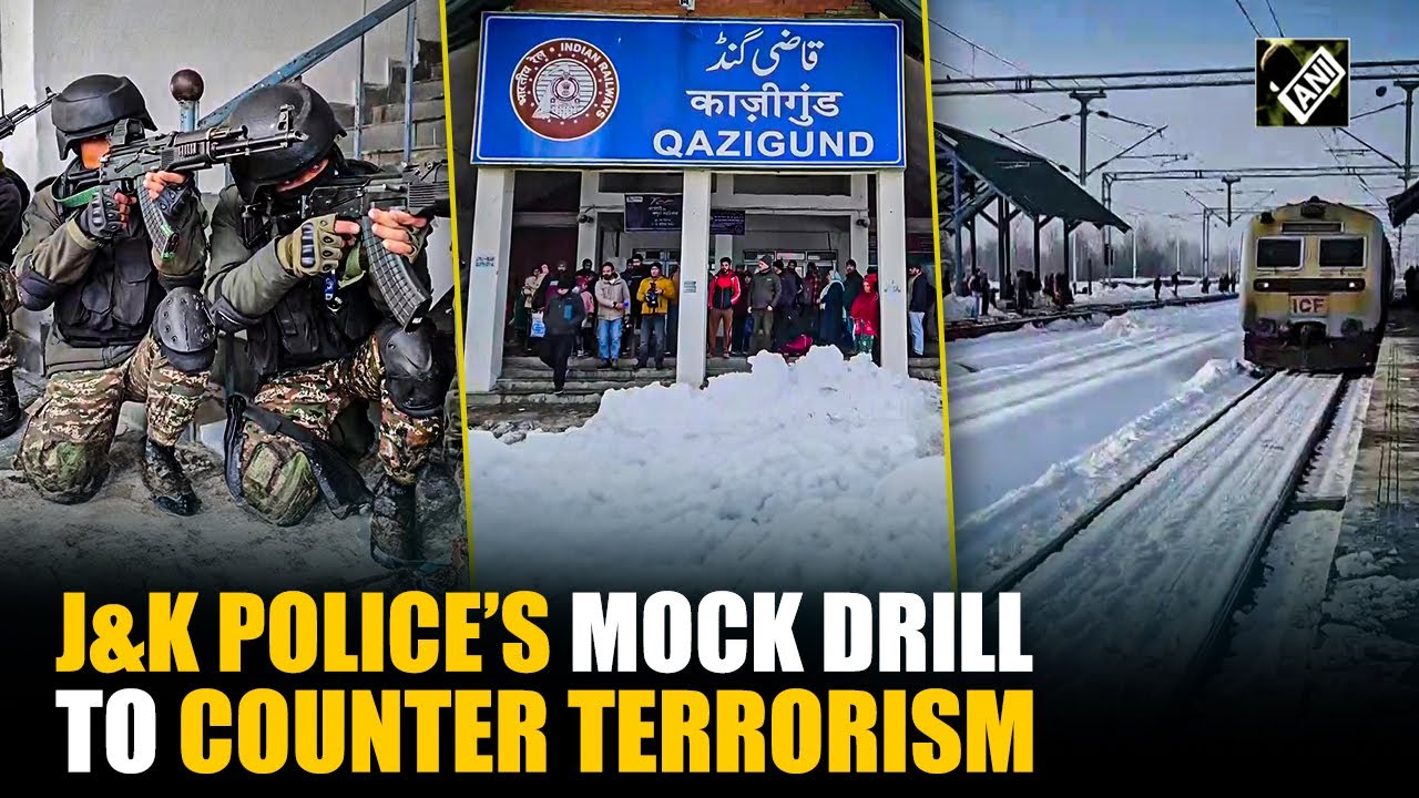 Kulgam police conducts mock drill to enhance emergency response to terror activities
