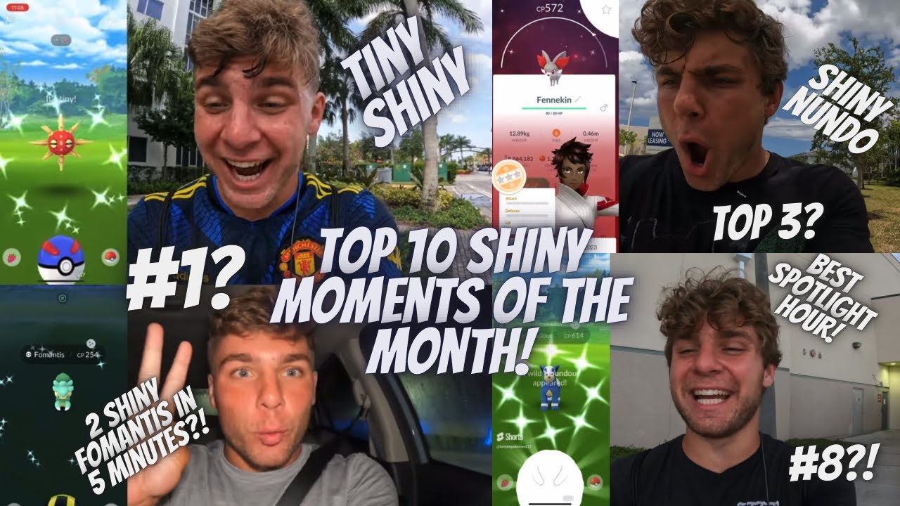 ✨Shiny Fail, Shiny Nundo, Tiny Shiny and More! (Top 10 Shiny Moments of the Month)✨