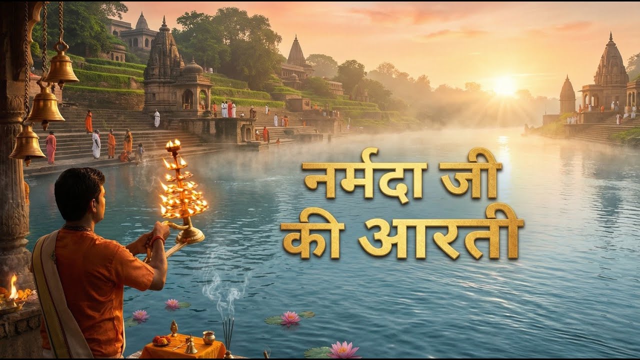 नर्मदा जी की पावन आरती | माँ नर्मदा आरती | Peaceful Devotional Aarti