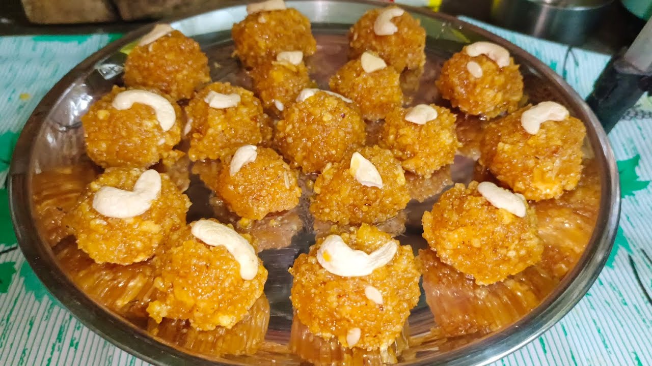 बहुत ही आसान तरीके से बनाए ये रसभरी मोतीचूर के लड्डू। Motichur laddu recipe 👌