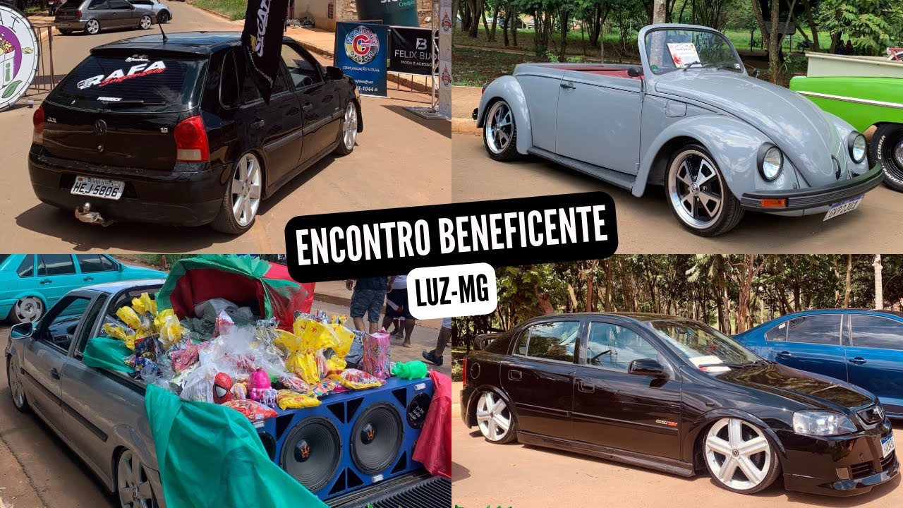 ENCONTRO BENEFICENTE DE NATAL EM LUZ-MG 2023 - CARROS REBAIXADOS E ANTIGOS
