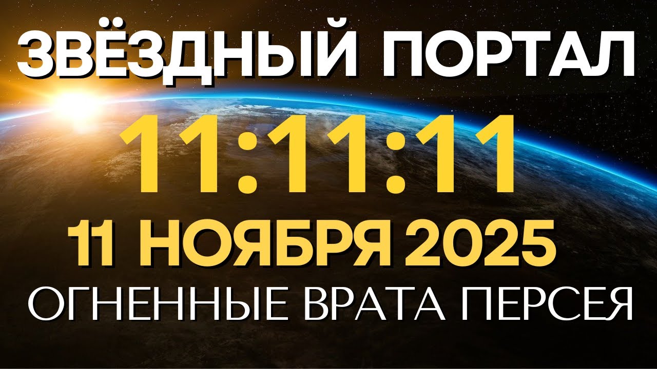 11:11:2025 Открытие энергетического Портала 