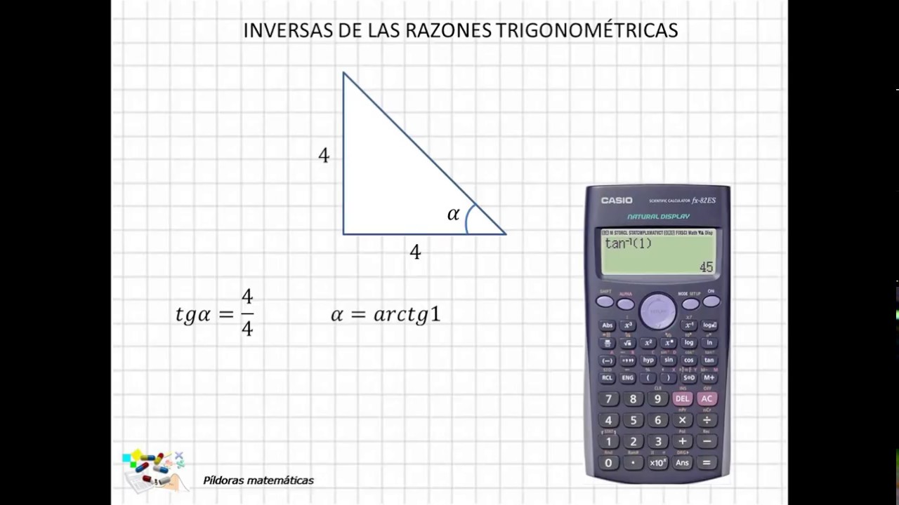 10 Funciones inversas de las razones trigonométricas