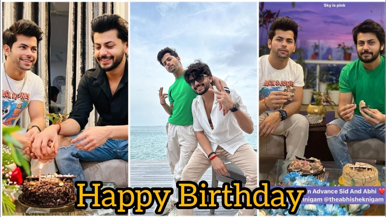Siddharth Nigam & Abhishek Nigam Birthday Vacation #birthday