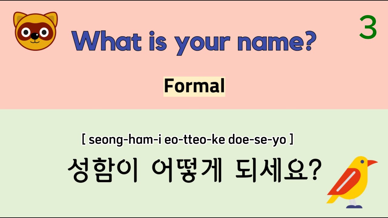 10 Basic Korean Sentences for first meeting