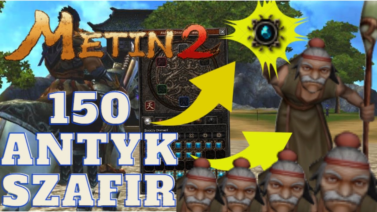 Metin2 -  150x Antykow Szafira - Odda? 🤠🤠🤠 #metin2 #gaming #metin2tr #mmorpg