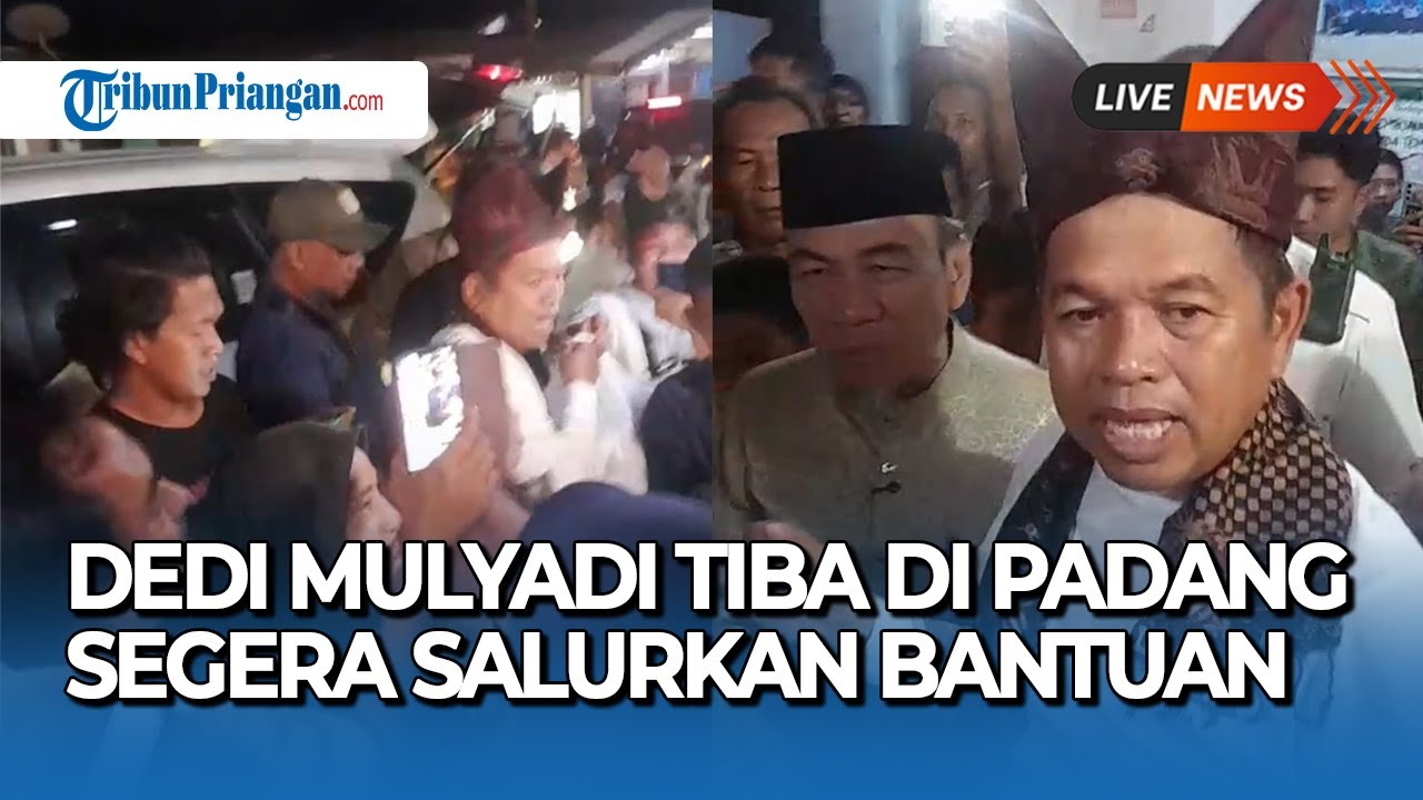 🔴LIVE: Dedi Mulyadi Tiba di Padang, Salurkan Bantuan di SDN 02 Kapalo Koto