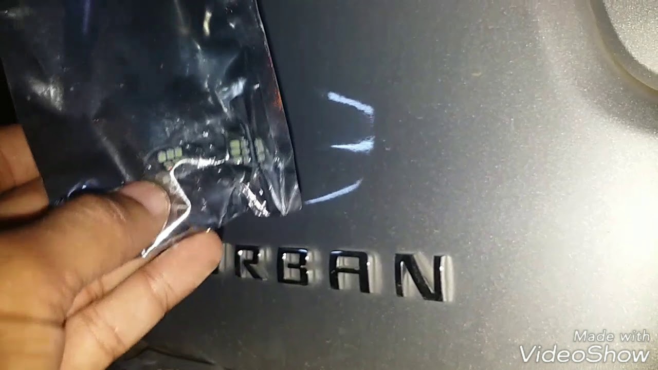 طريقة استبدال انوار اللوحات الخلفية تاهو ويوكن Tahoe Yukon 2015-2018