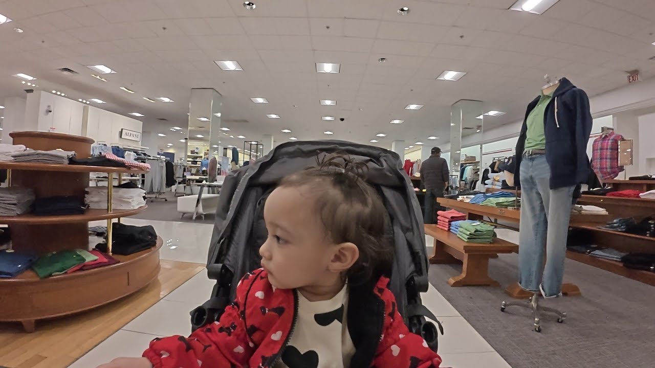 Un día en el mall con papa y mama de shopping 