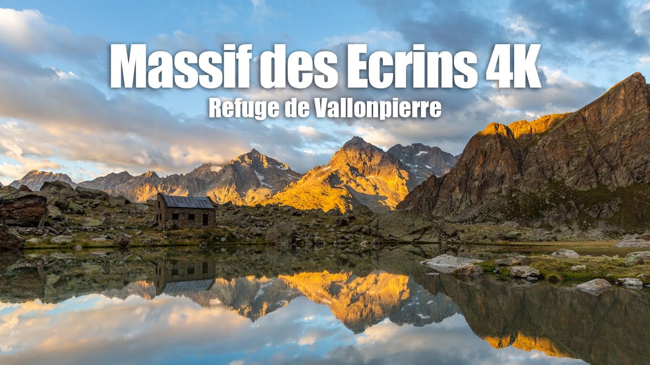 Massif des Écrins Refuge de Vallonpierre 4k