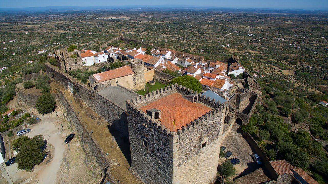 Castelo de Vide 🏰 aerial view - 4K Ultra HD