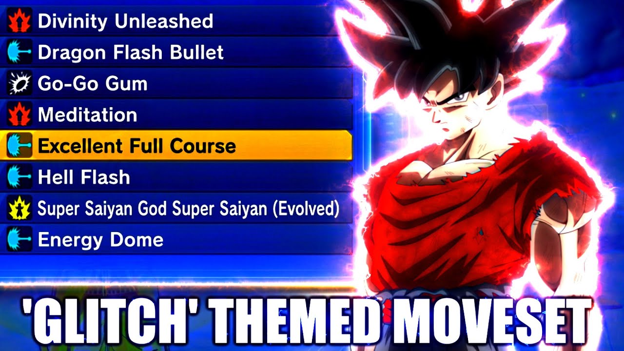 Full 'Glitch' Themed Moveset! | Dragon Ball Xenoverse 2