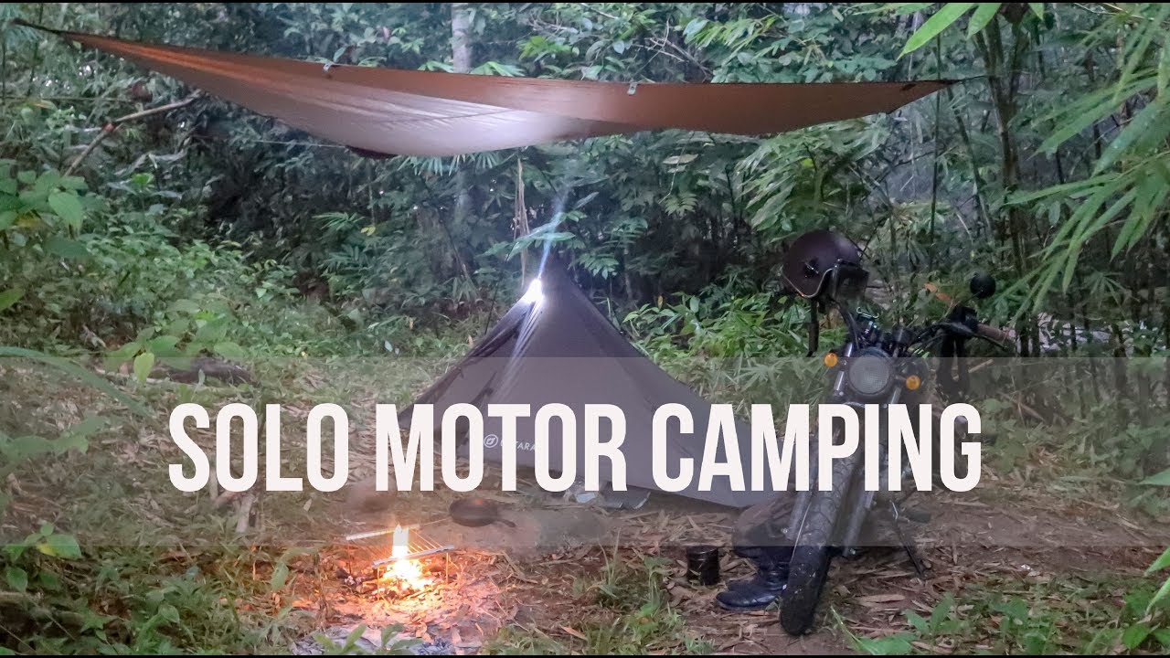 Solo Motor Camping Malaysia - Sendirian Di HUTAN