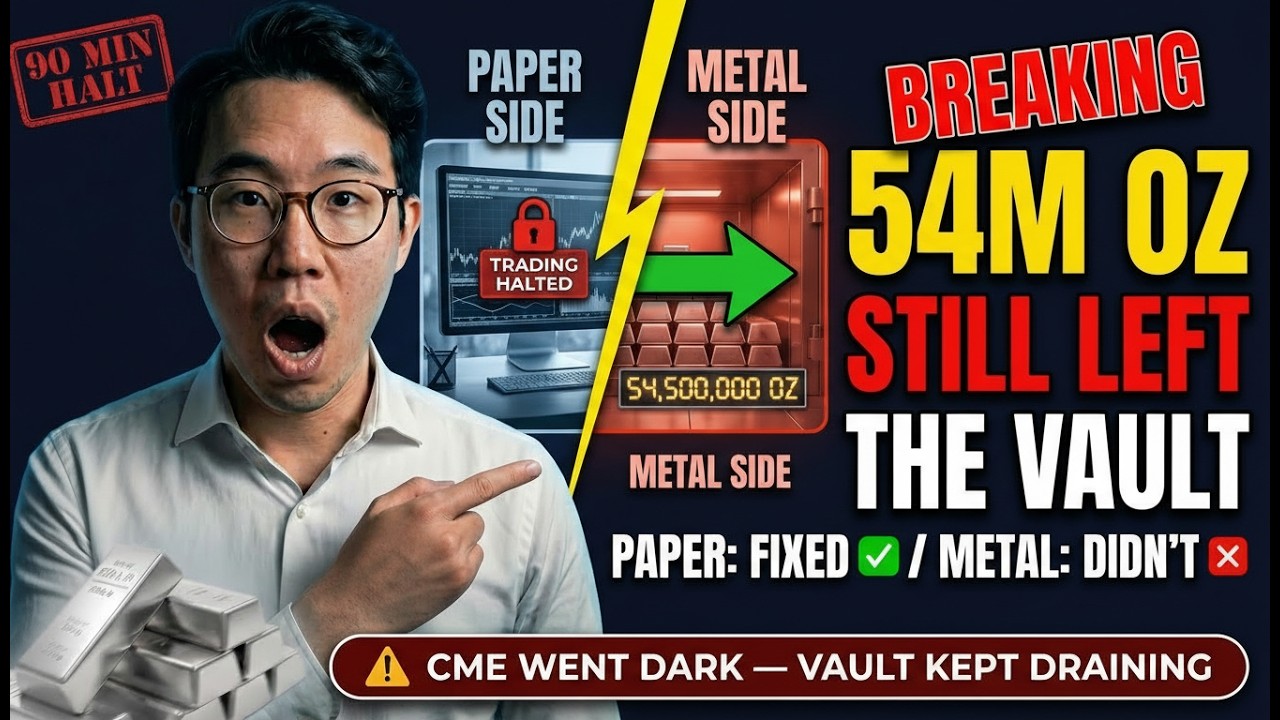 EXPOSED: CME Halted Silver Trading — But 54M Oz STILL Walked Out The Door