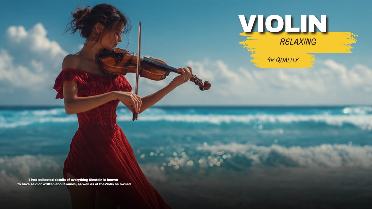LIVE Relaxing Violin Concert Music for Studying Focus Stress Relief | Long Ambient Stream 24/7 4KHD!