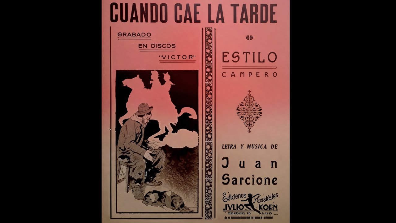 CUANDO CAE LA TARDE » Rosita Quiroga (1930)