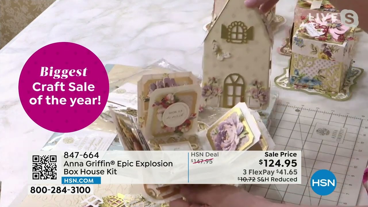 Anna Griffin Epic Explosion Box House Kit