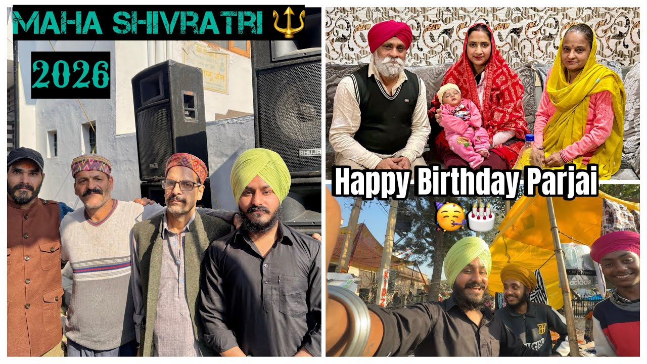 Maha Shivratri 🔱 2026 Birthday Celebration of Parjai Ji 🎂🥳