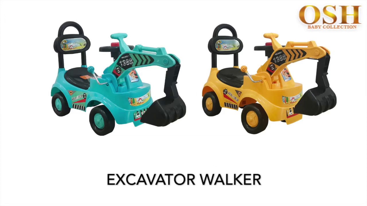 How to assembly Excavator walker