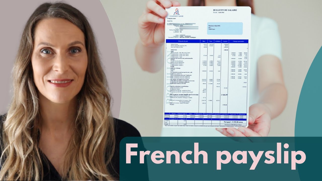 French Payslip Explained | gross to net, layout, mandatory details | social contributions & taxes
