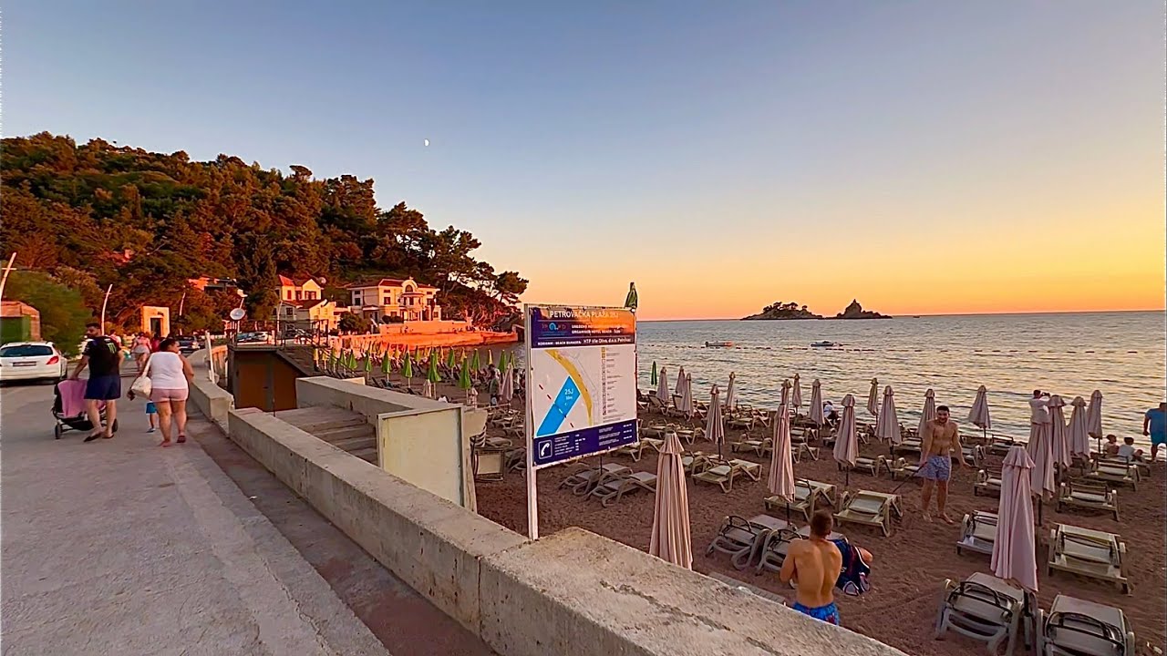 Petrovac 2025 Crna Gora - Obilazak rolerima uz komentare, CENE i PLAŽA #petrovac
