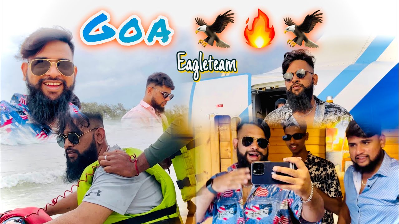 Vlog | Mukram Shaik EagleTeam | Hyderabad To Goa | Full of Fun 🤩 | 🔥🦅🔥