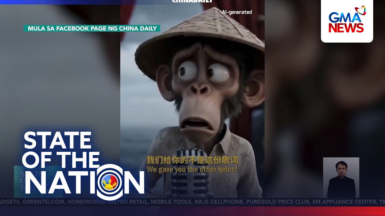 Mga Pilipino, tila ikinumpara sa isang unggoy sa AI-generated video ng China Daily | SONA