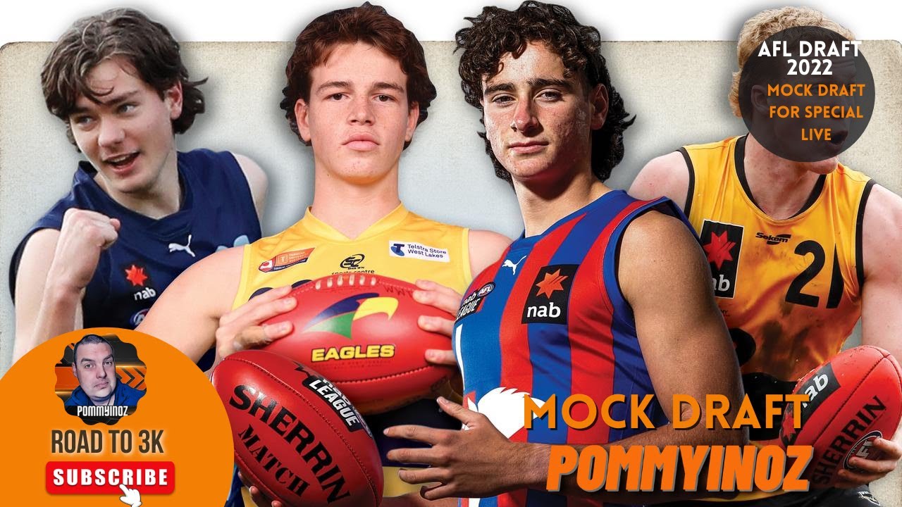 AFL 2022 Draft | Announcement Video | Real Time Mock Draft Order!!
