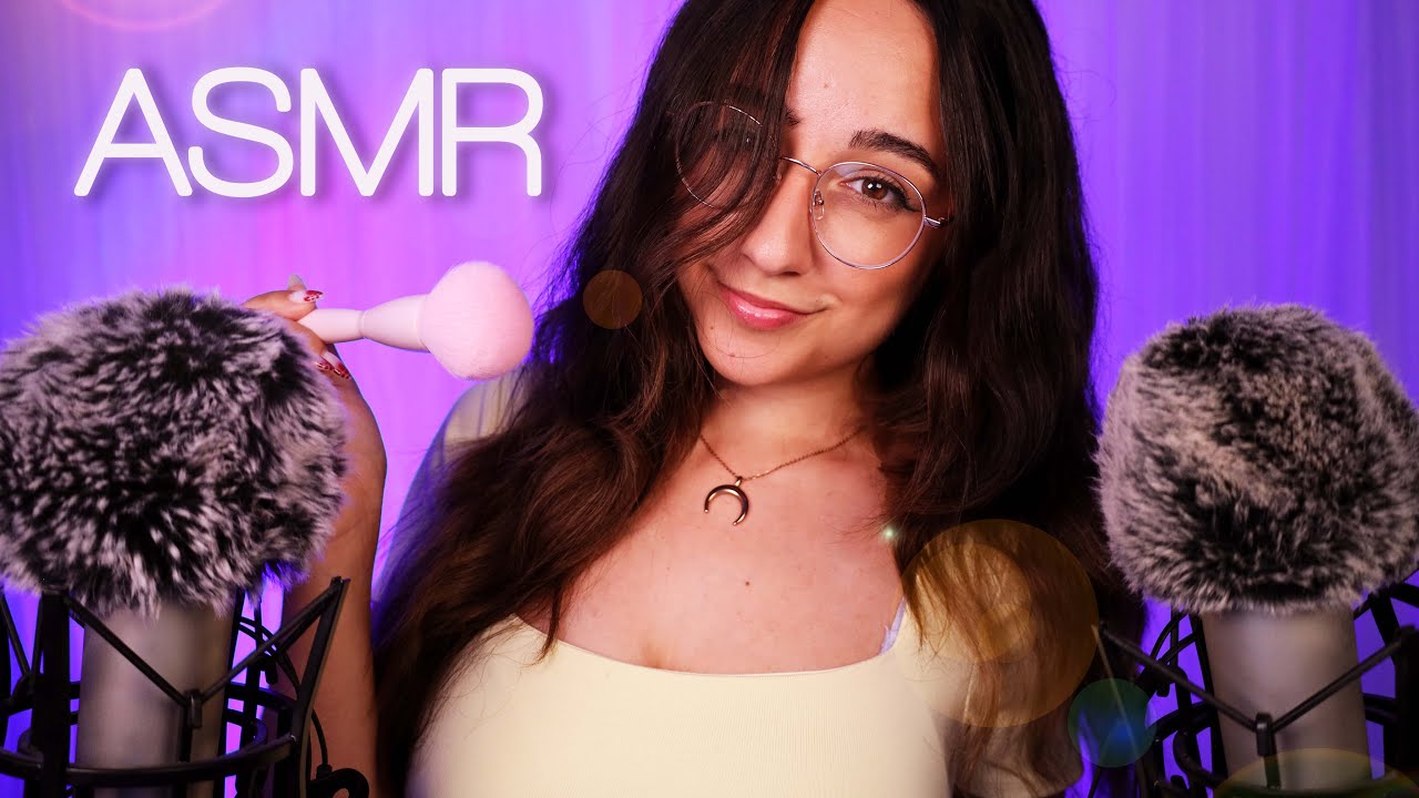 ASMR | All Up in Your Ears: Soft & Cozy ❤️ Mic Brushing + Whispers