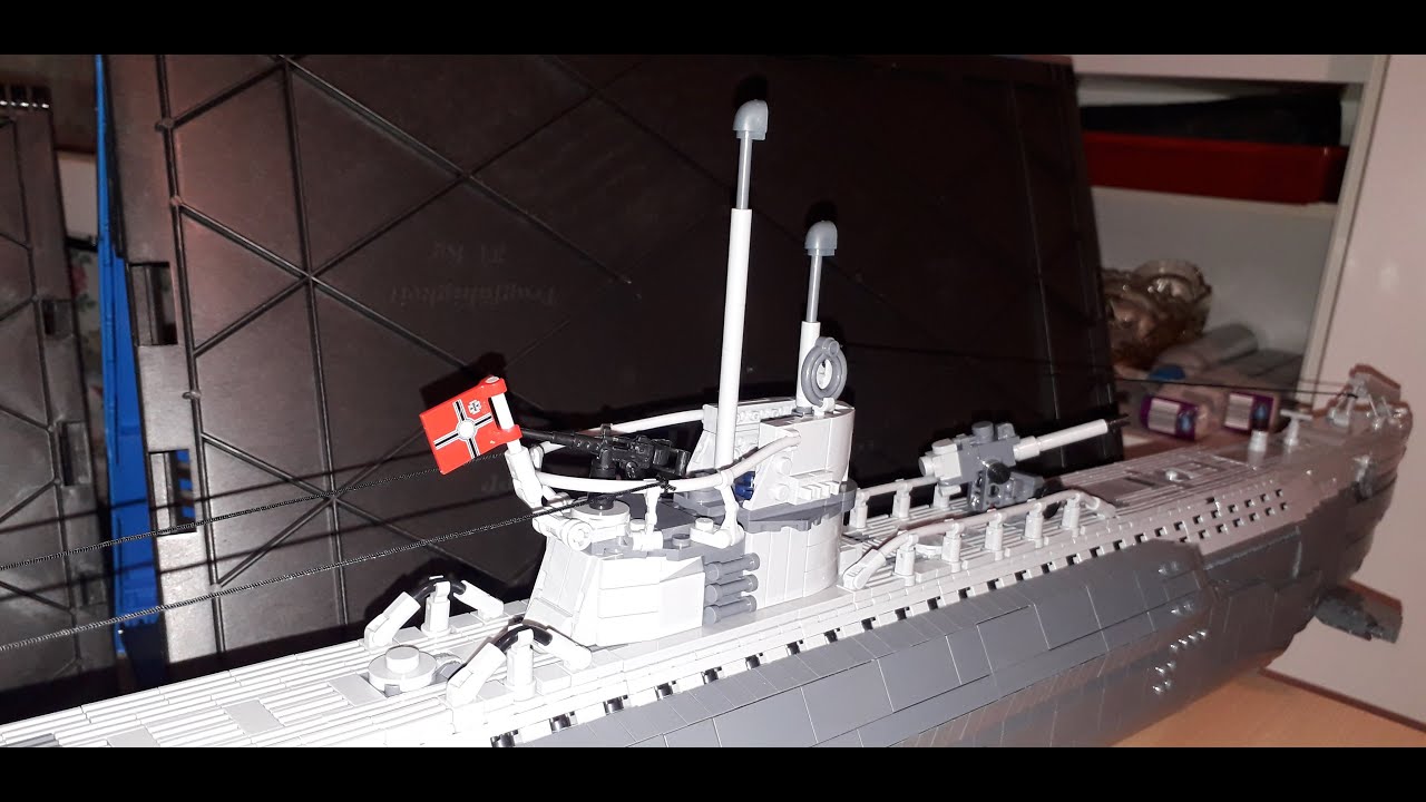 Revell U-96 in Klemmbausteinern