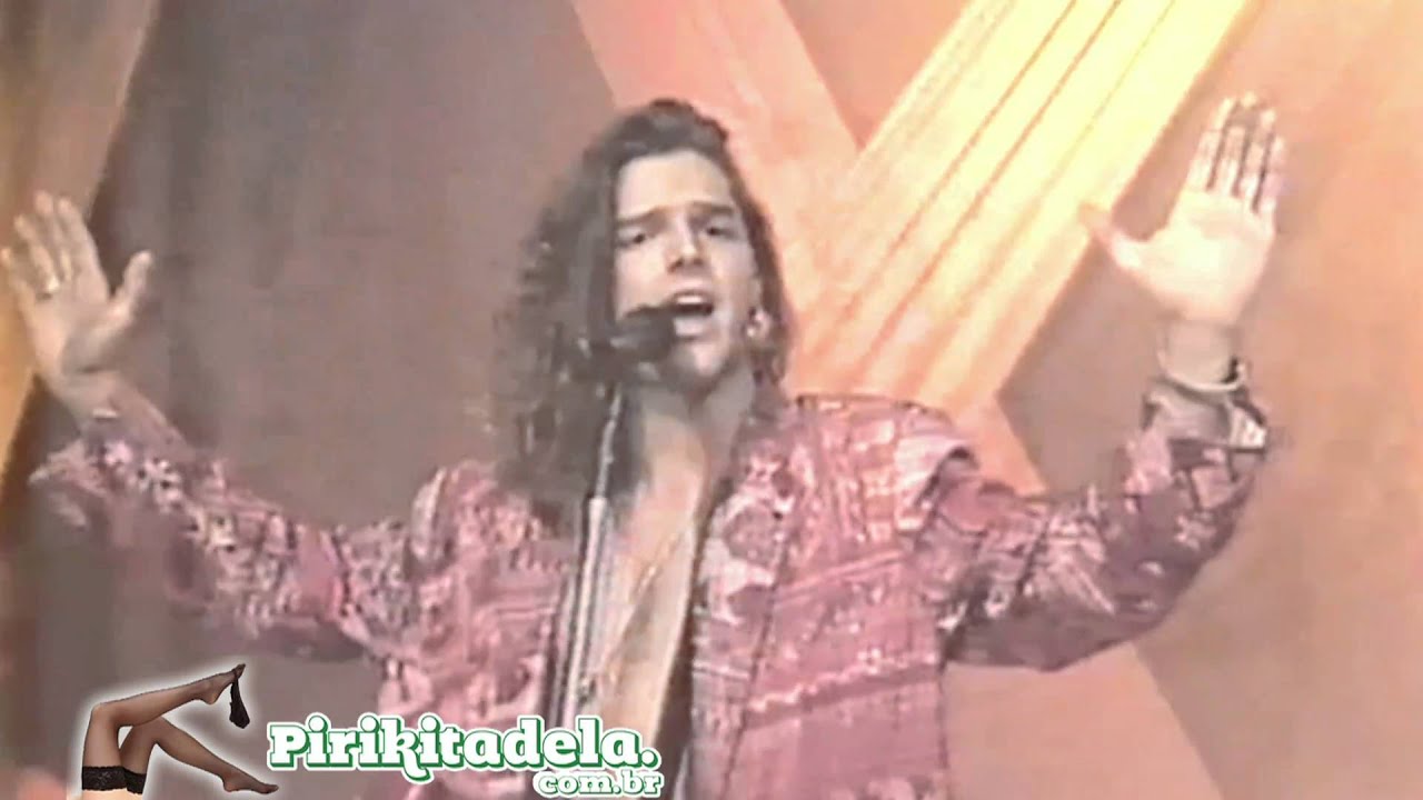 Ricky Martin no programa Milk Shake - 1992