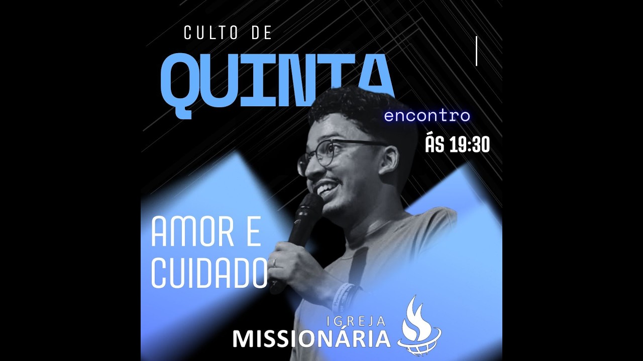 QUINTA DE ENCONTRO | 19:30 | PR. ATOS