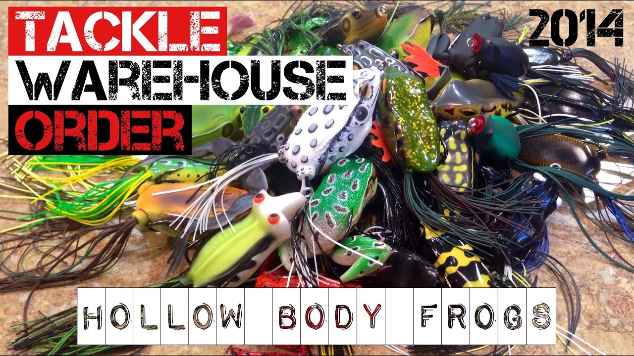 Tackle Warehouse Order- Hollow Body Frogs (2014)