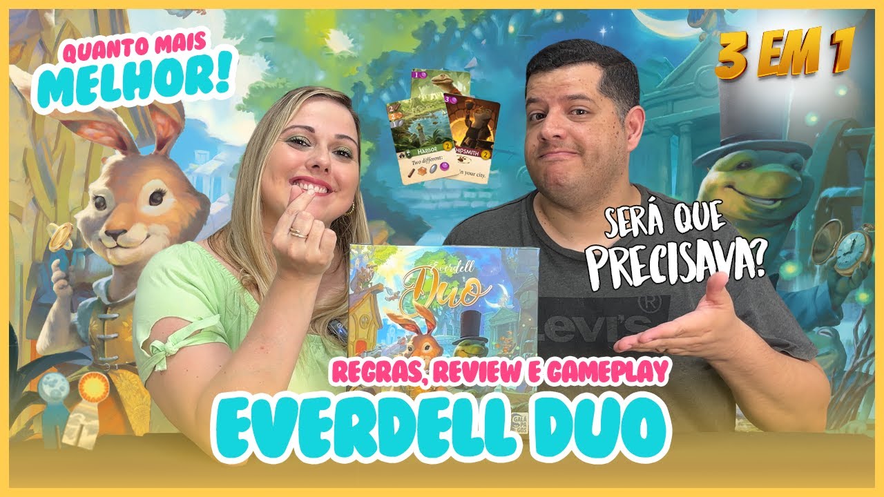 Everdell Duo | 3 em 1 - Regras, Review e Gameplay