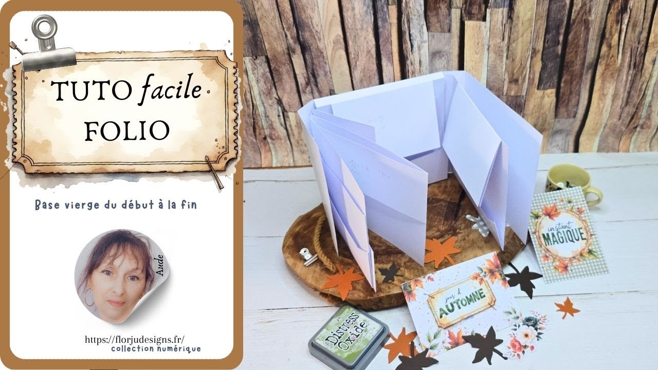 TUTO base Album folio vierge , start to finish
