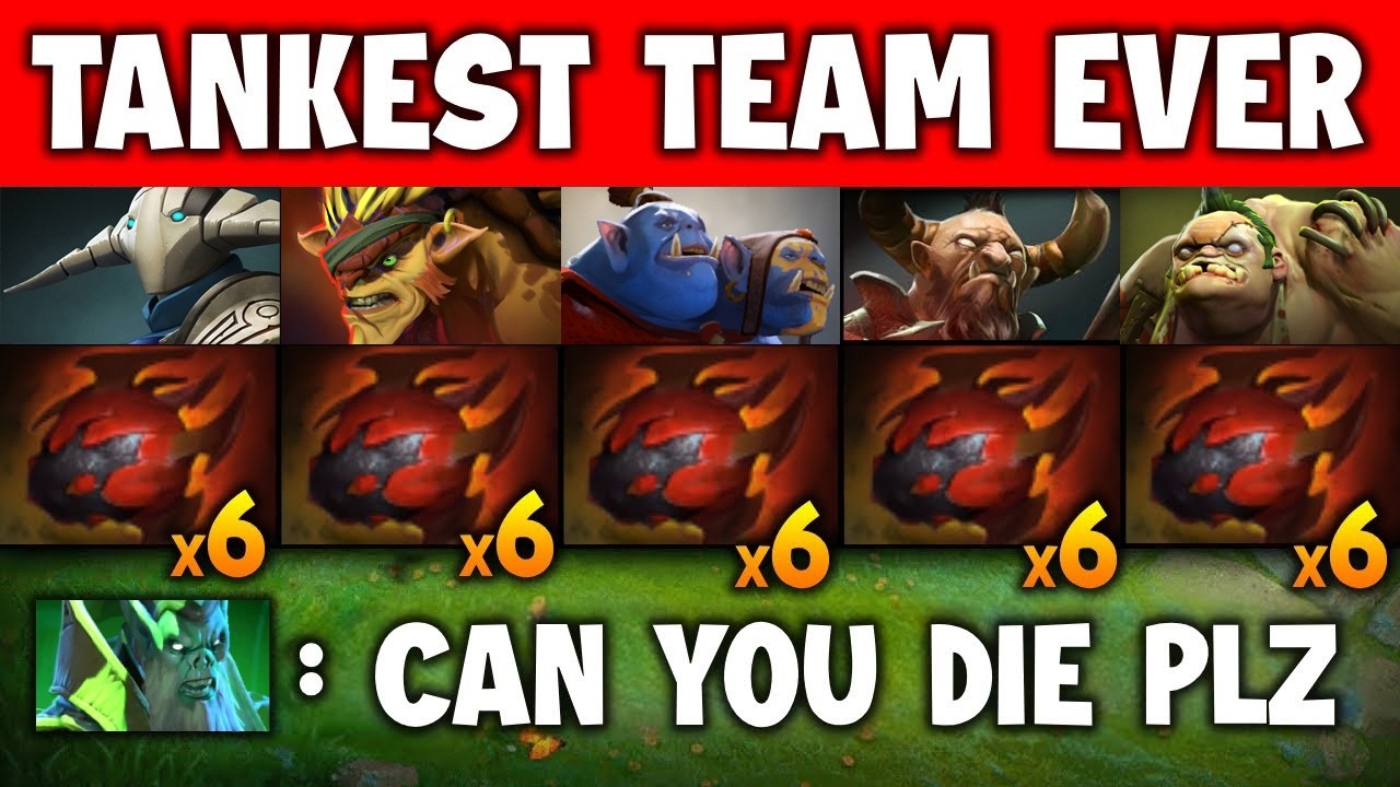 Tankest Team Ever 70000 Health Combined🔥🔥🔥7.41e | Dota 2 Gameplay
