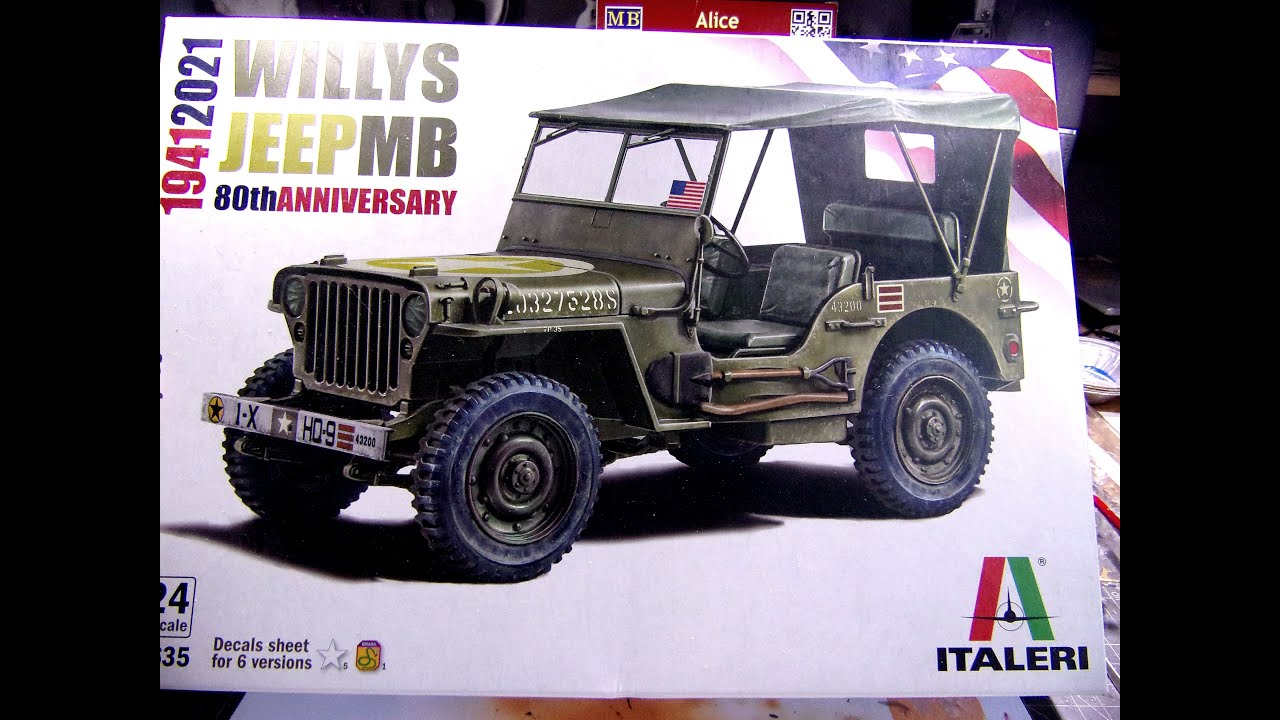 Jeep Italeri 1/24 scale.