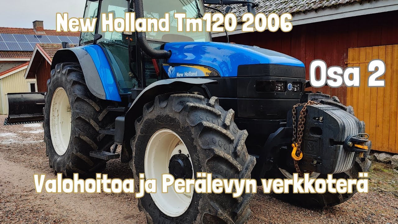 New Holland Tm120 Valohoidossa Osa 2