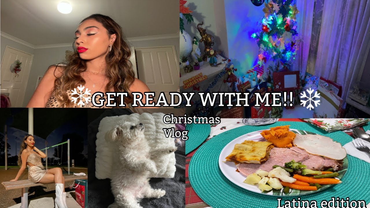 Chit Chat GRWM , MAKEUP HAIR & OUTFIT + CHRISTMAS FAMILY VLOG  Latina edition!!
