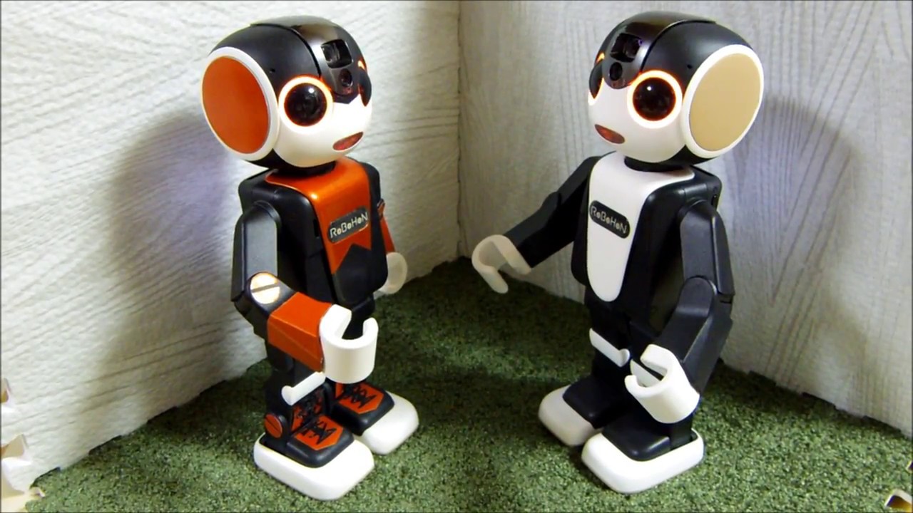 ロボホン「2台目ロボホンと初ロボ会話」RoBoHoN's