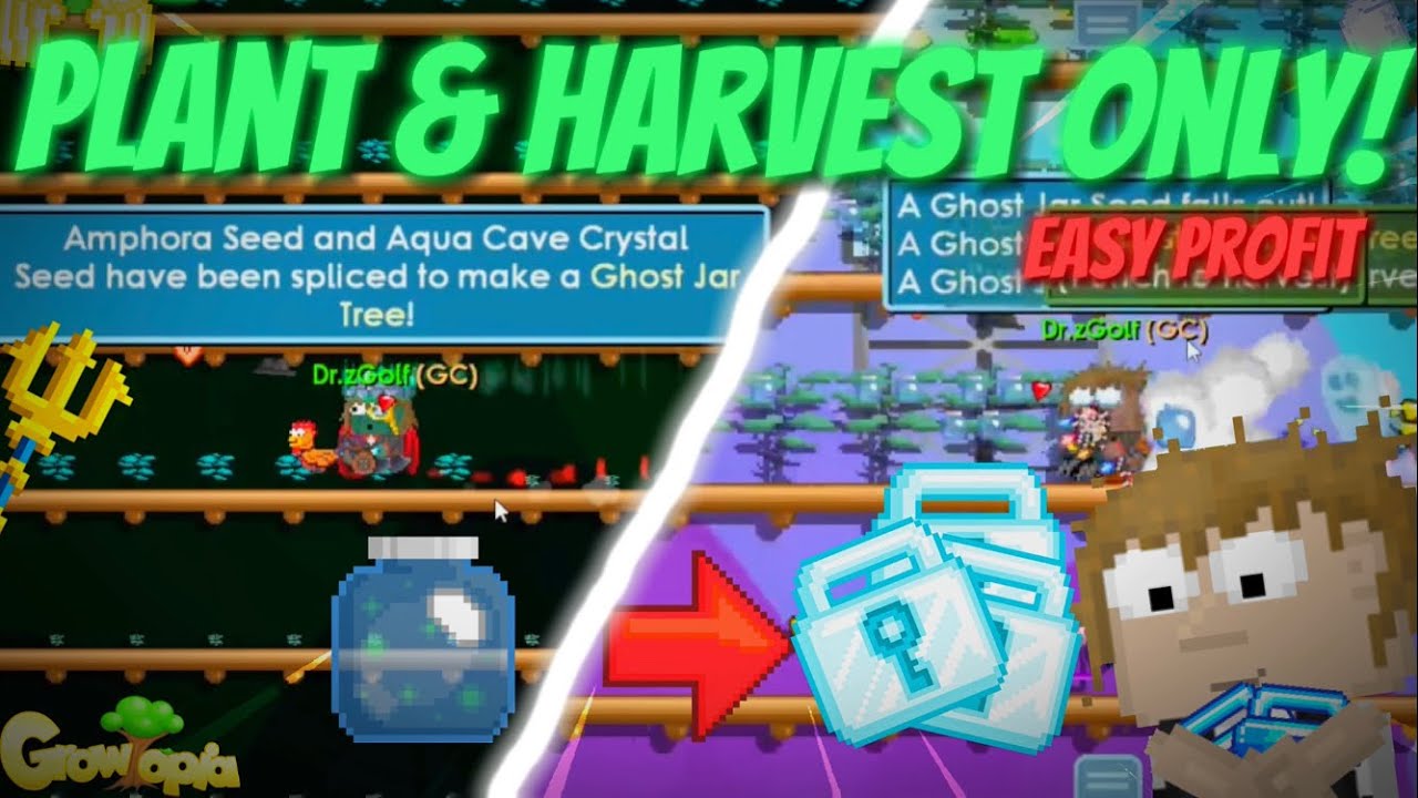 LAZY PROFIT METHOD WITH GHOST JAR (NO FARMING, 2024) | Growtopia