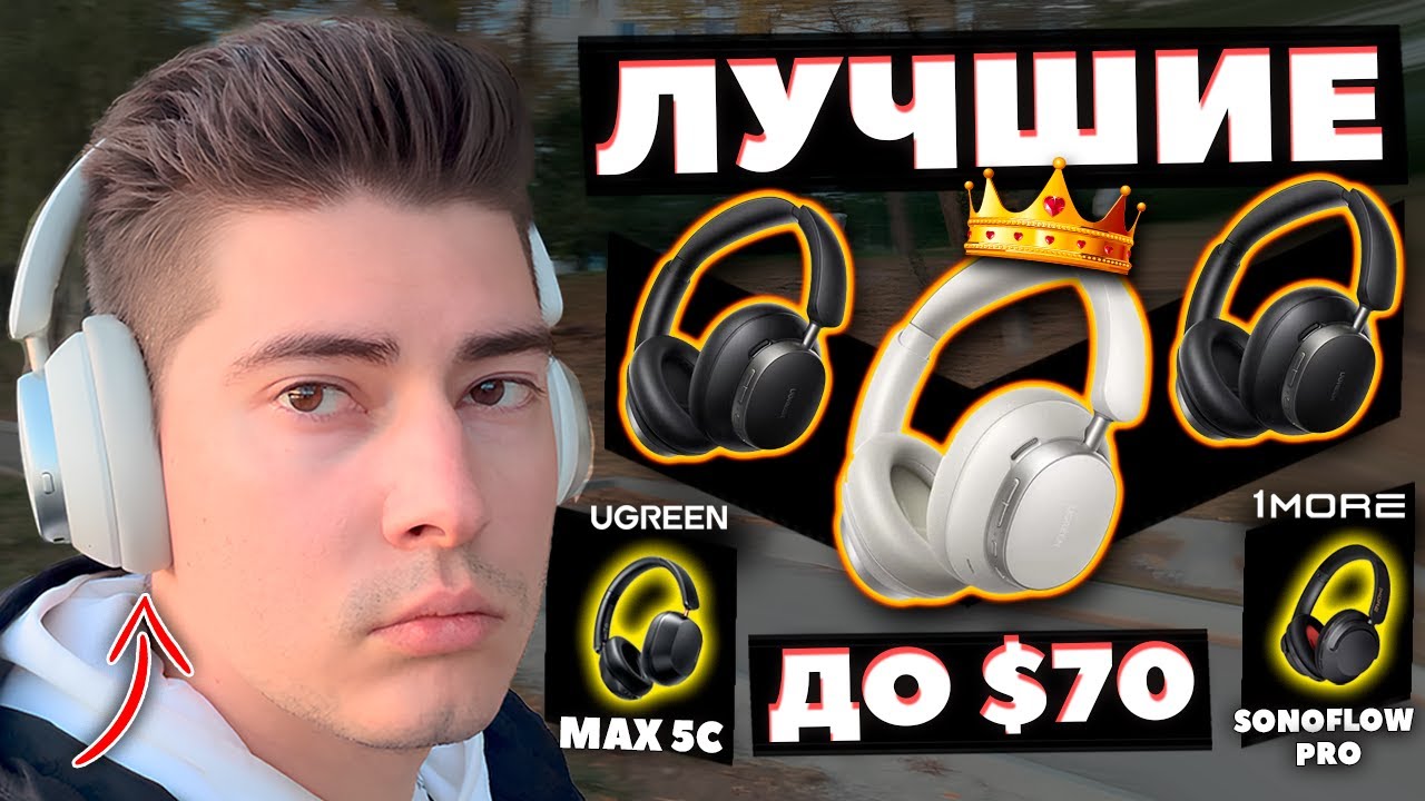 ЛУЧШИЕ до $70 🔥 Ugreen Studio Pro (2025) —  Полноразмерные Наушники за $30