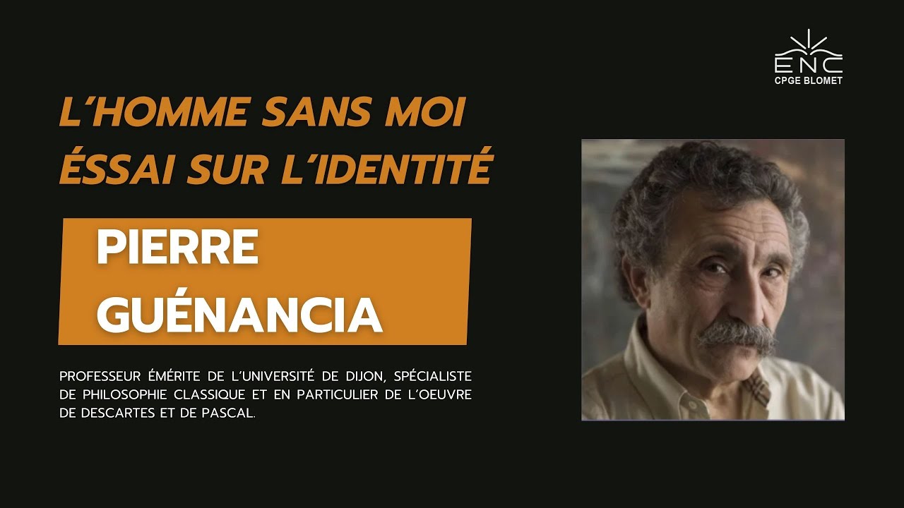 Pierre Guenancia, L'homme sans moi. Essai sur l'identit&eacute;