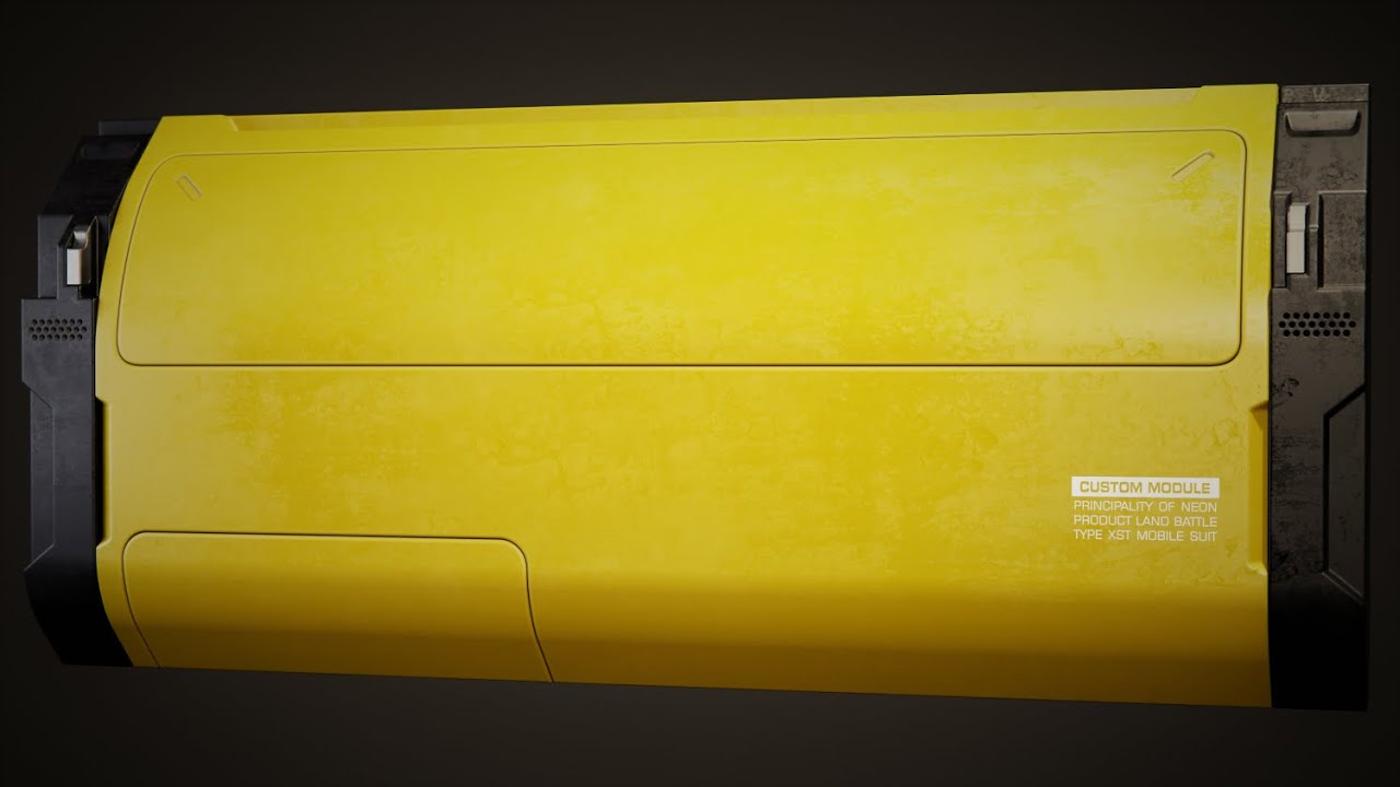 Game Asset Creation Time-lapse | Mid-poly Workflow | Face Weighted Vertex Normals | Part 1