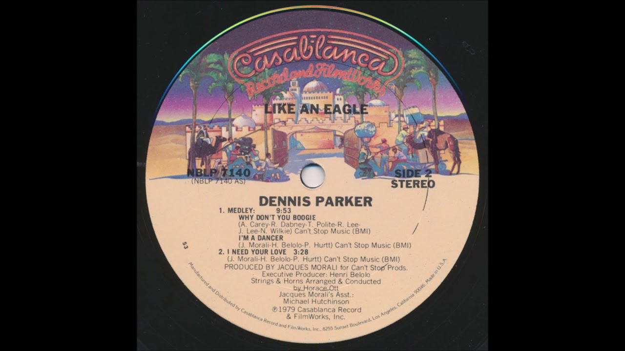 Dennis Parker - Why don't you boogie_I'm a dancer (medley)(1979) Vinyl
