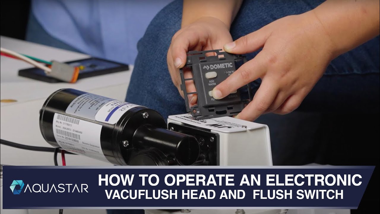 How to Operate an Electronic Vacuflush Head and  Flush Switch